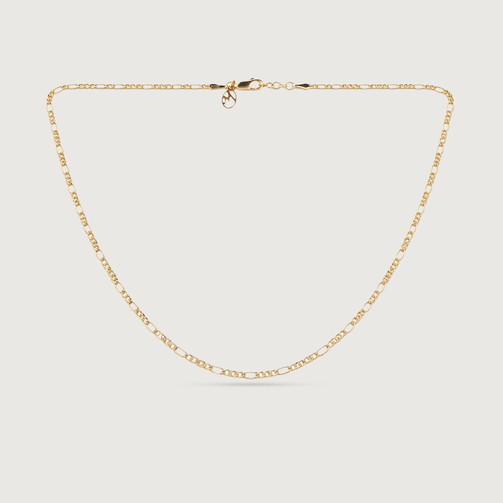 Refined Figaro Gold Chain,,hi-res image number null