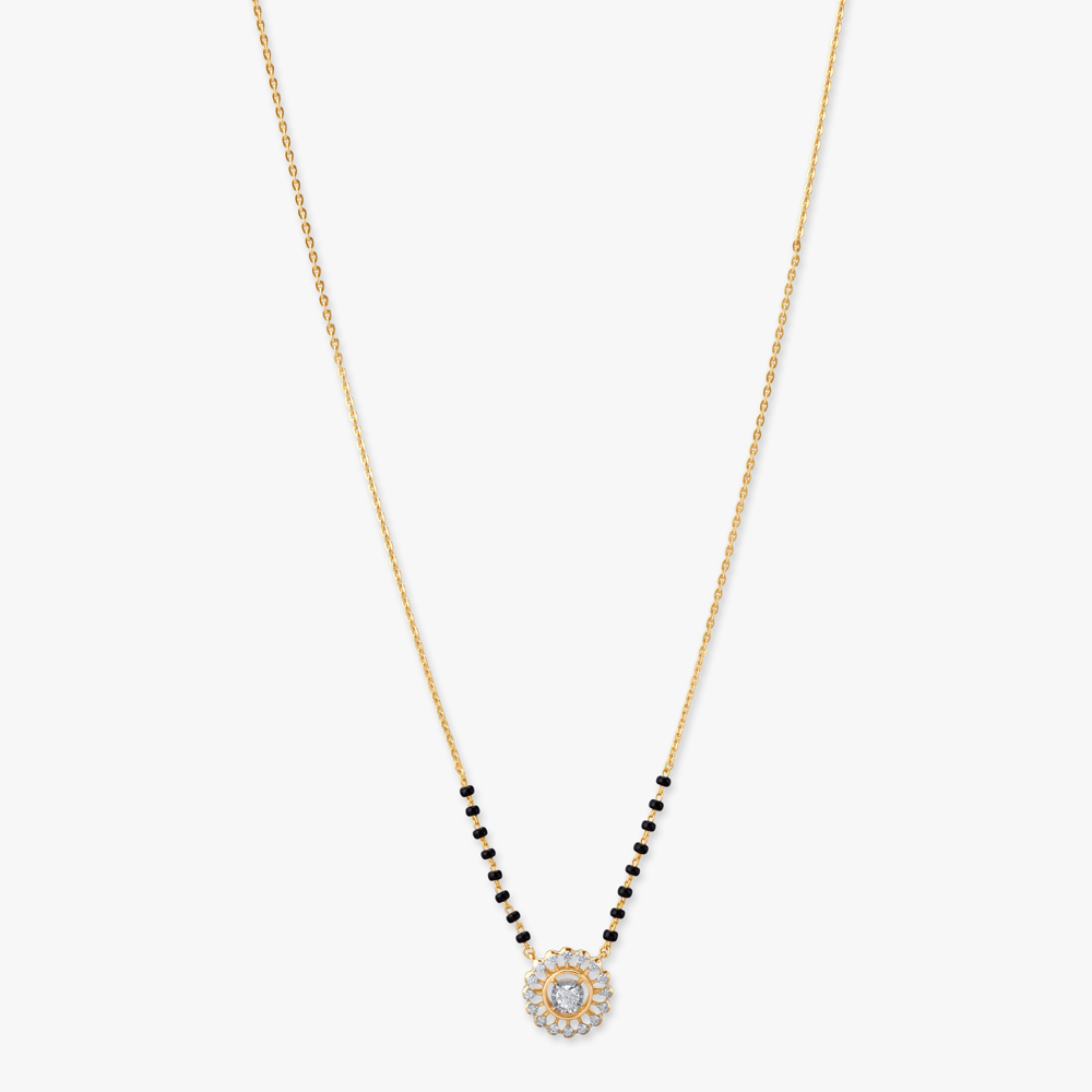 Circle Radiance Diamond Mangalsutra,,hi-res image number null
