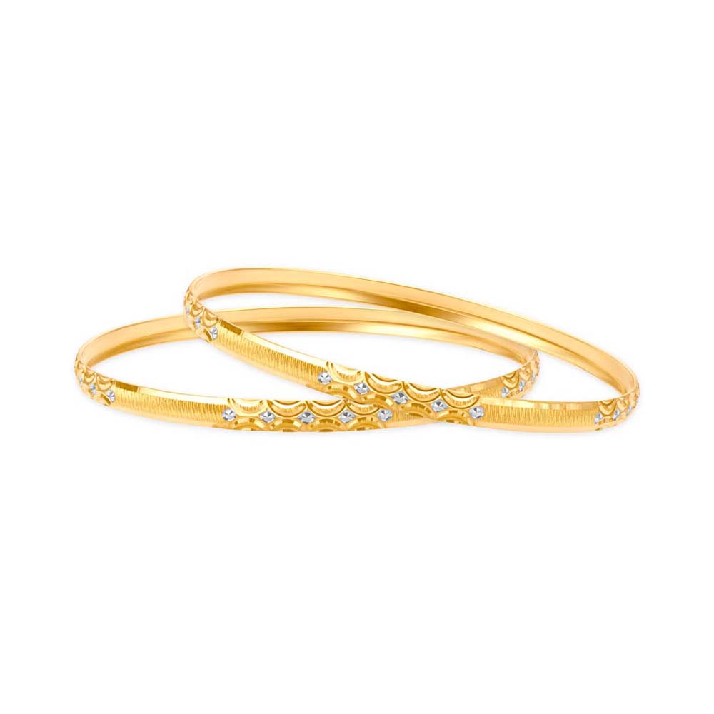 Charming Sleek Gold Bangle,,hi-res image number null