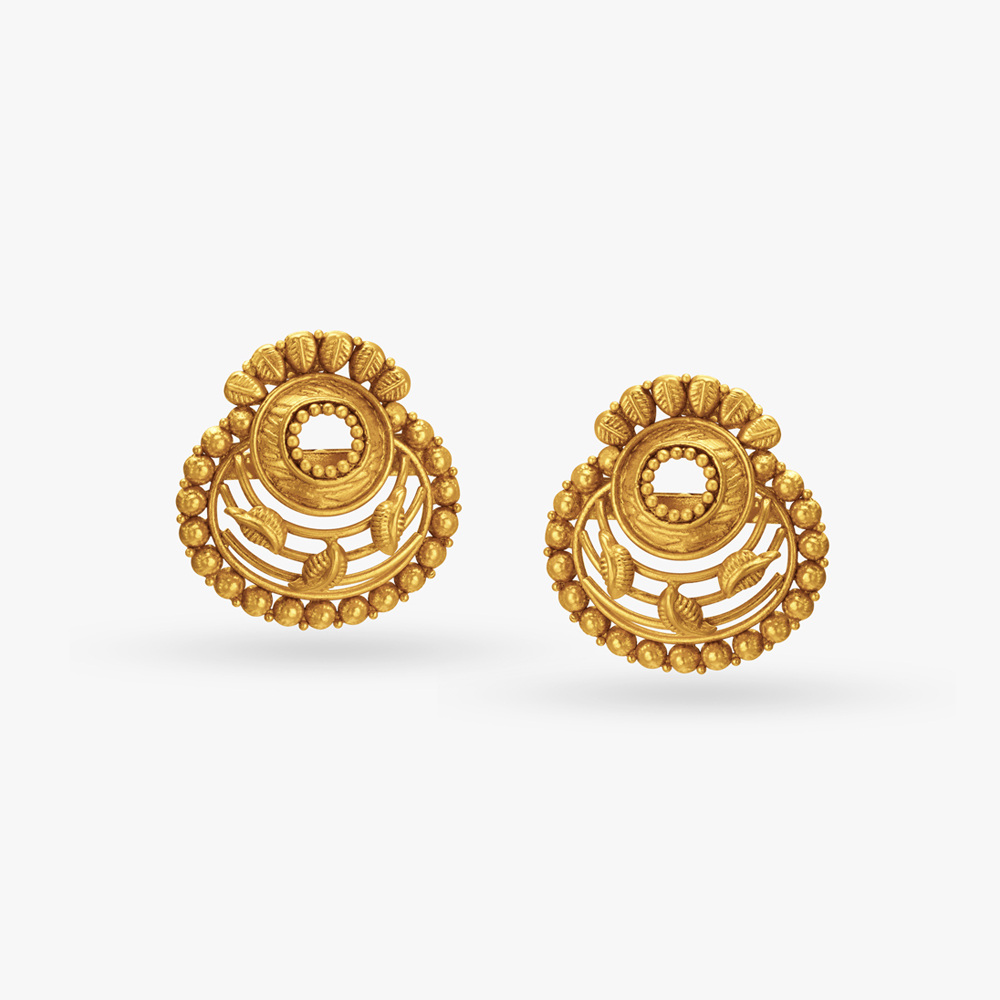 Leaf Harmony Gold Pendant and Earring Set,,hi-res image number null