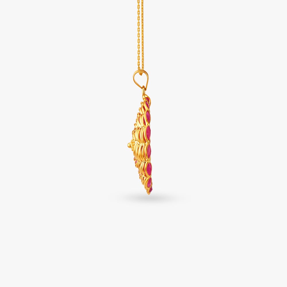 Bloom Pendant and Earrings Set,,hi-res image number null