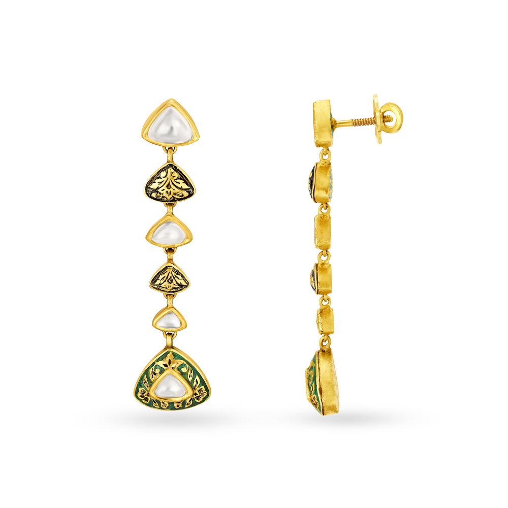 Drop Earring Alli Gold - Elk Accessories