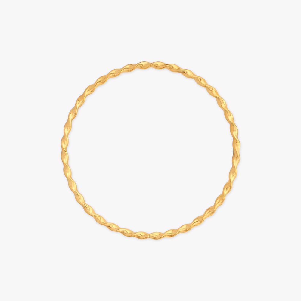 Twisted Radiance Gold Bangles,,hi-res image number null