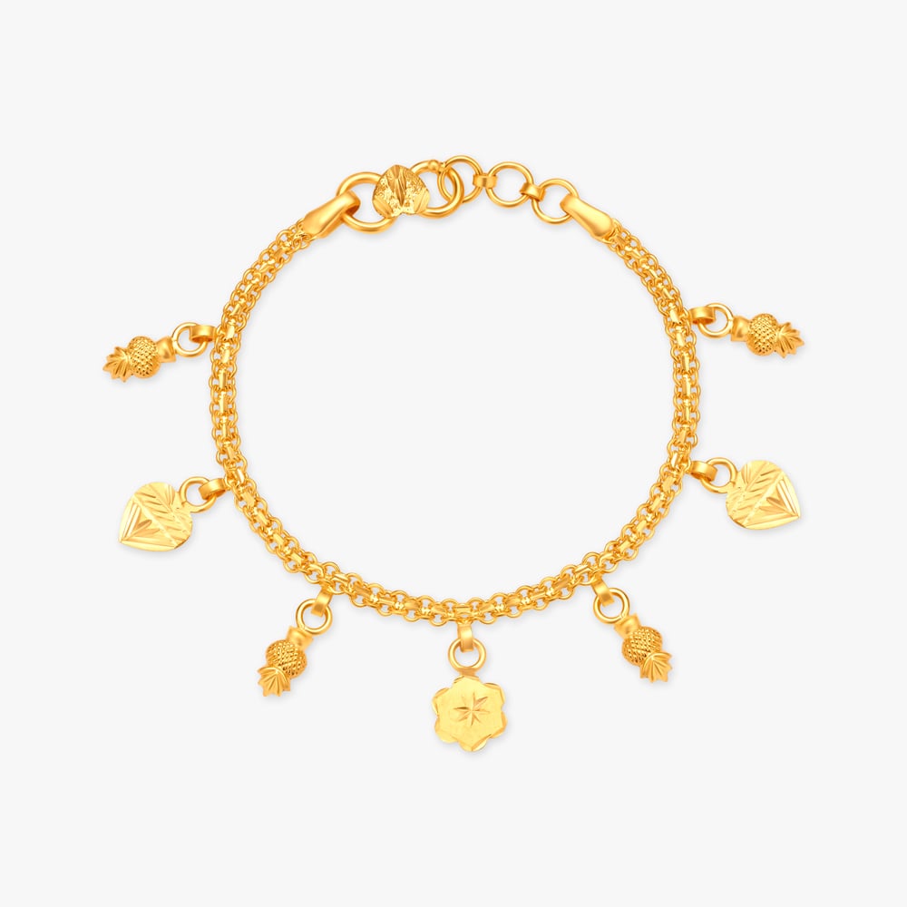 Charming Gold Bracelet for Kids