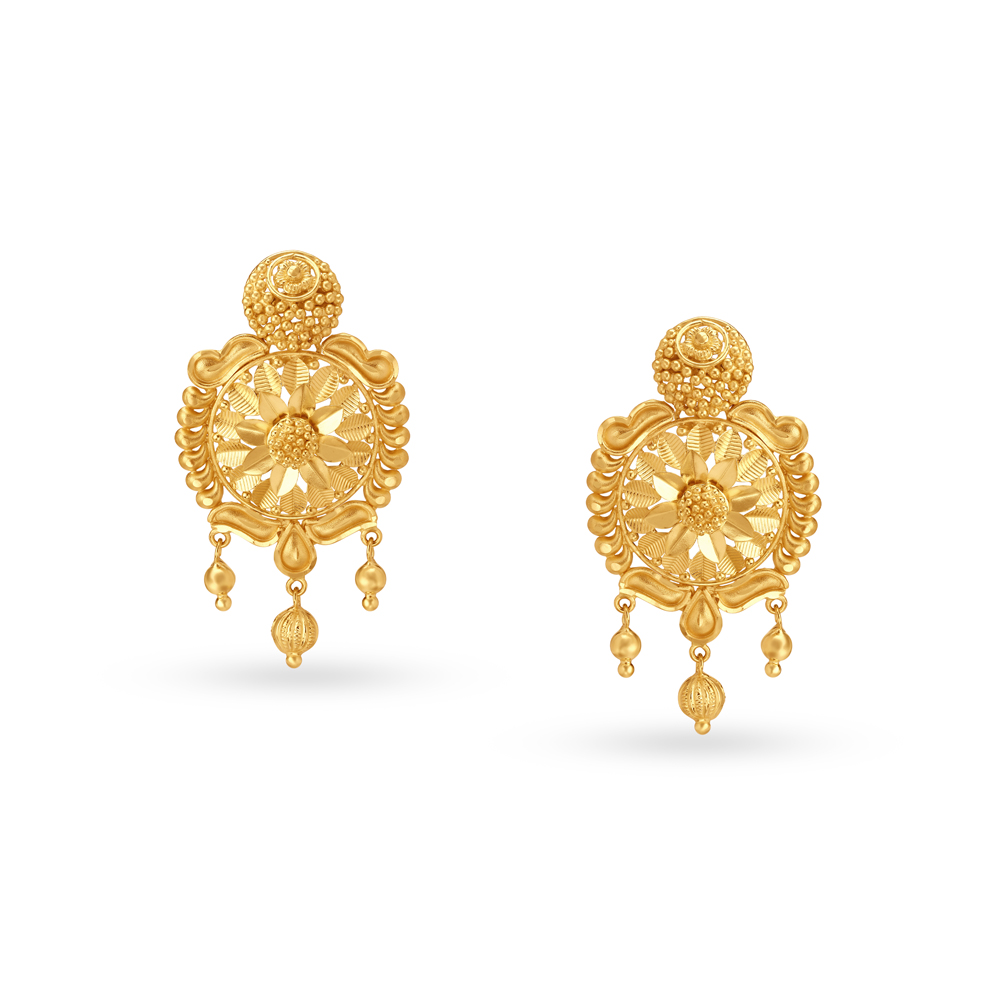 Majestic Traditional Gold Necklace Set,,hi-res image number null