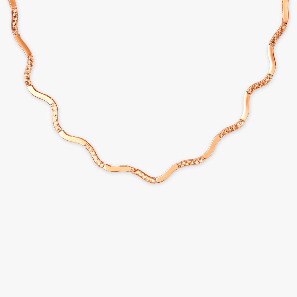 Gleaming Mirage Rose Gold Necklace,,hi-res image number null