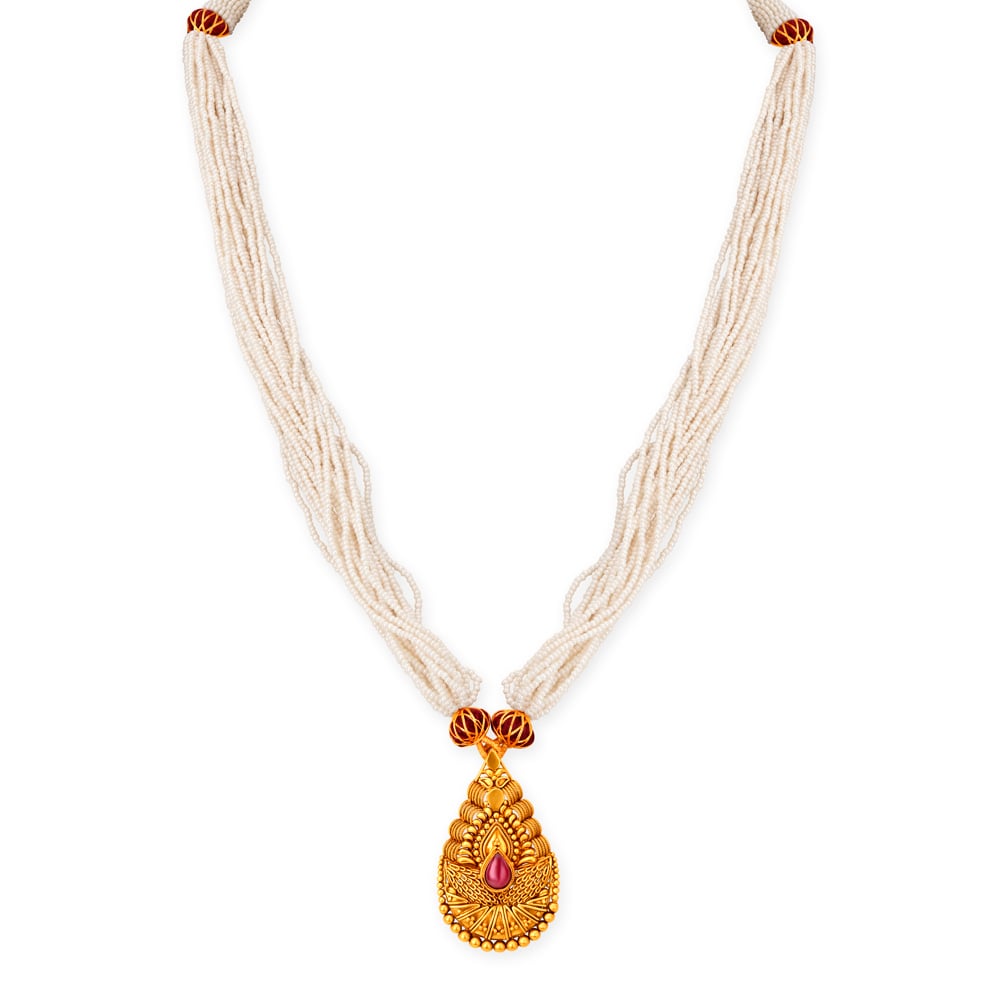 Vibrant Gold Pendant and Earrings Set,,hi-res image number null