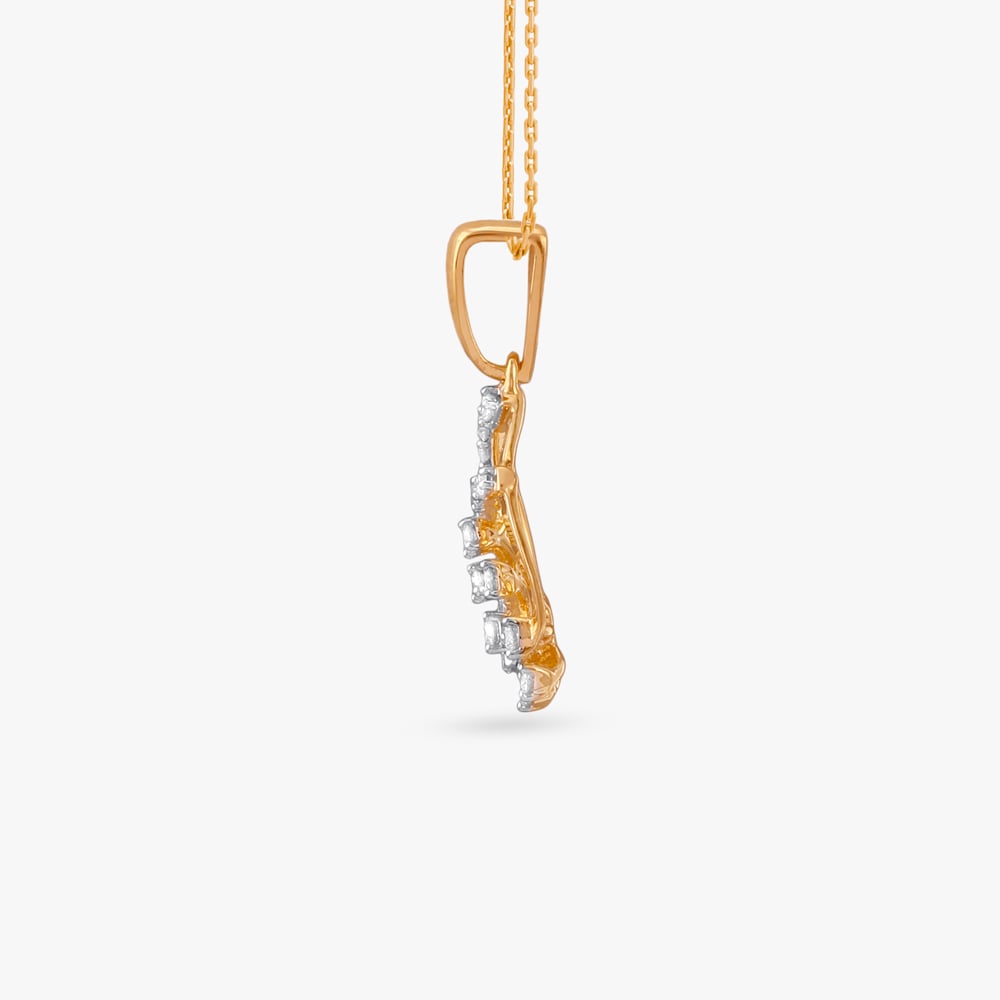Twinkling Bloom Diamond Pendant and Earrings Set,,hi-res image number null