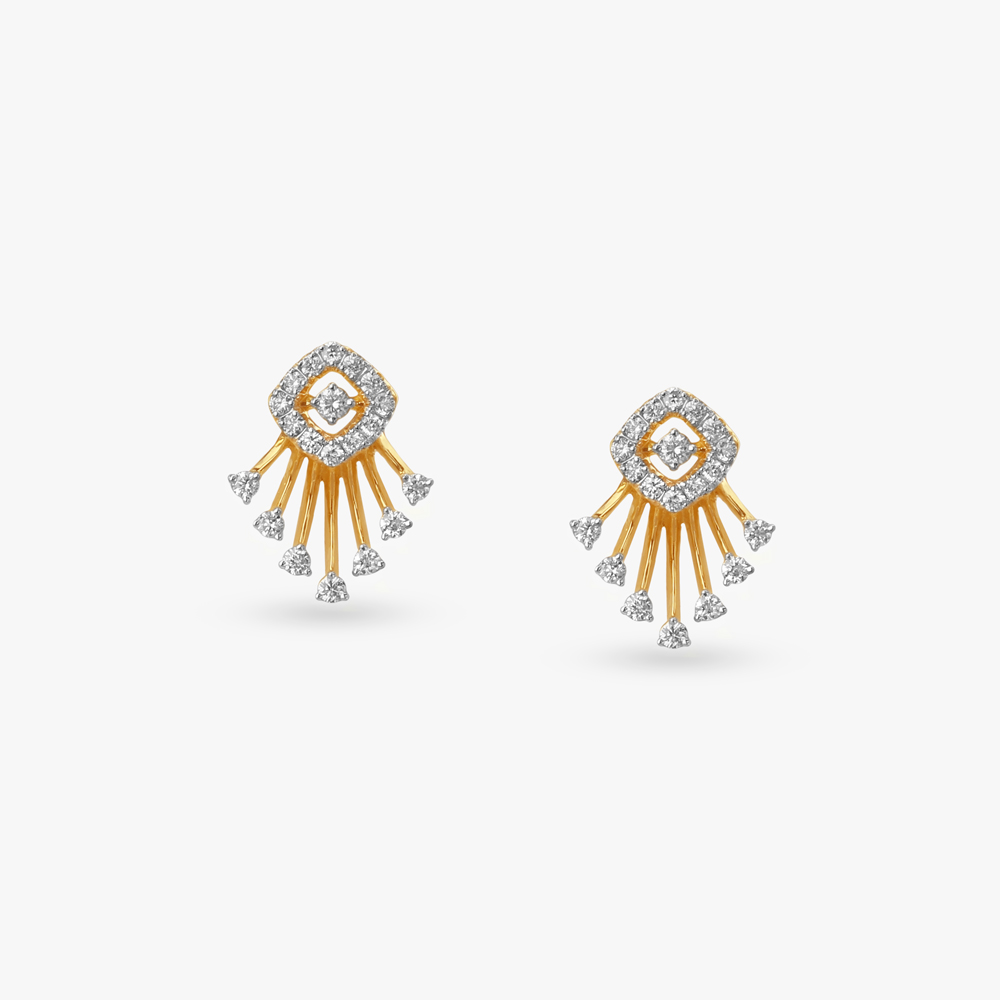 Trail Glam Diamond Pendant and Earrings Set,,hi-res image number null