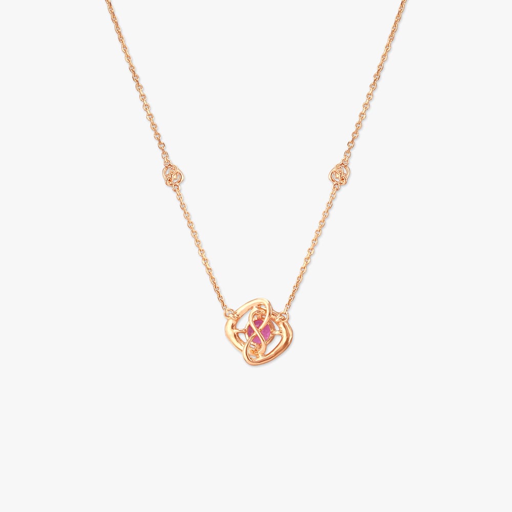 Pink Serenade Diamond Necklace Set,,hi-res image number null