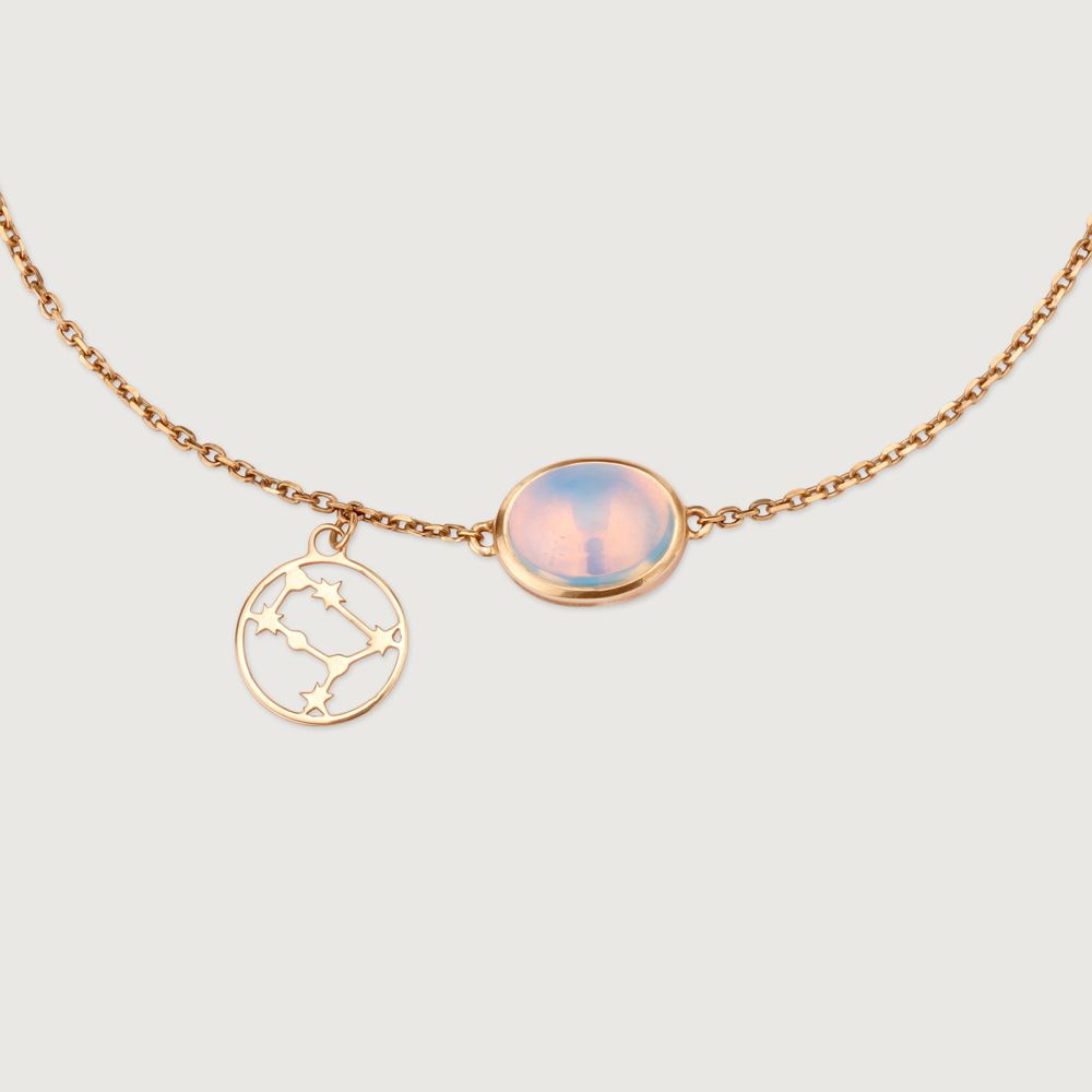 14KT Gemini Birthstone Yellow Gold Bracelet,,hi-res image number null