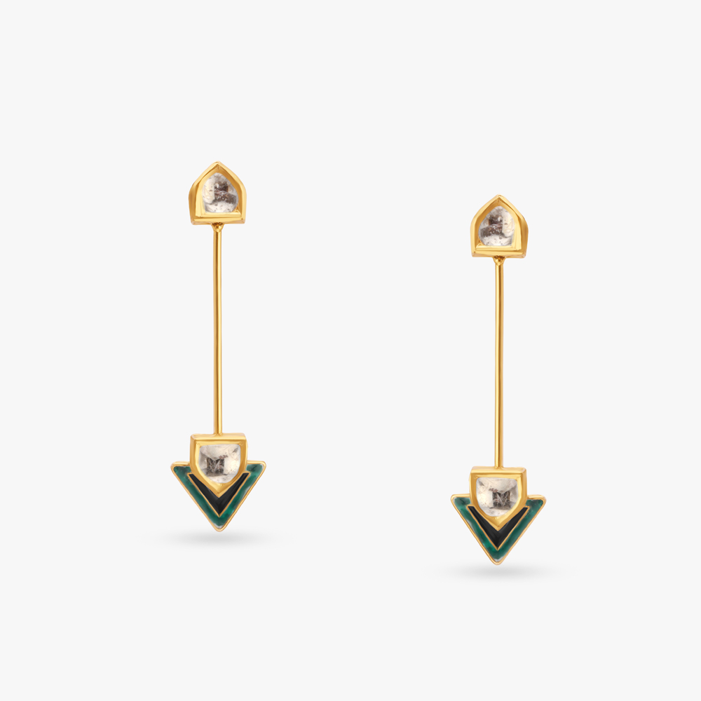 Chic Geometric Drop Earrings,,hi-res image number null