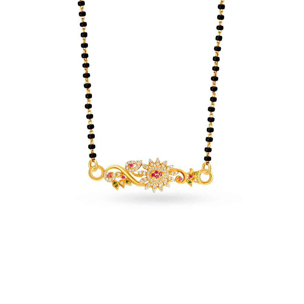 Traditional Bridal Gold Mugappu,,hi-res image number null