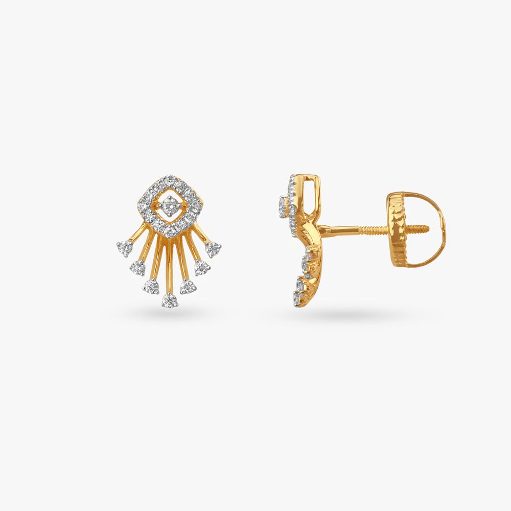 Trail Glam Diamond Pendant and Earrings Set,,hi-res image number null