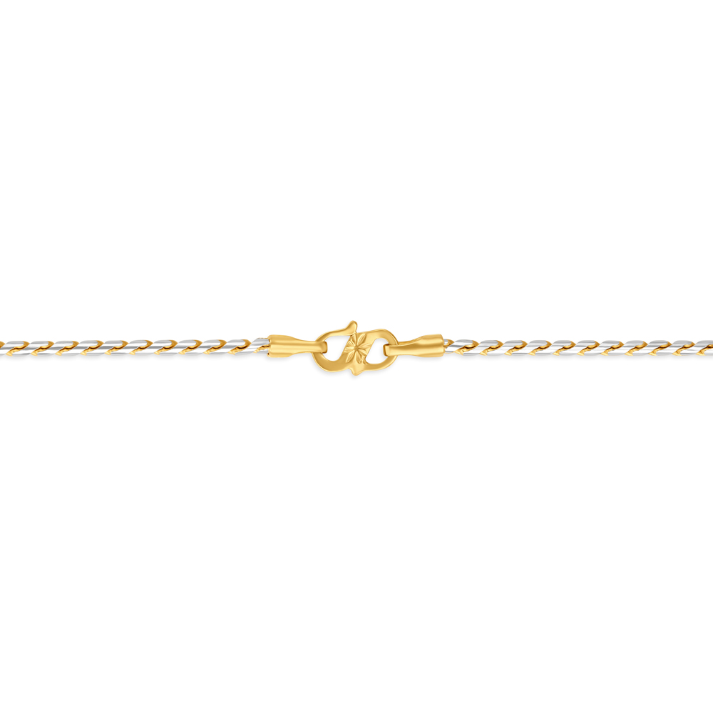 Sophisticated Twisted Gold Chain