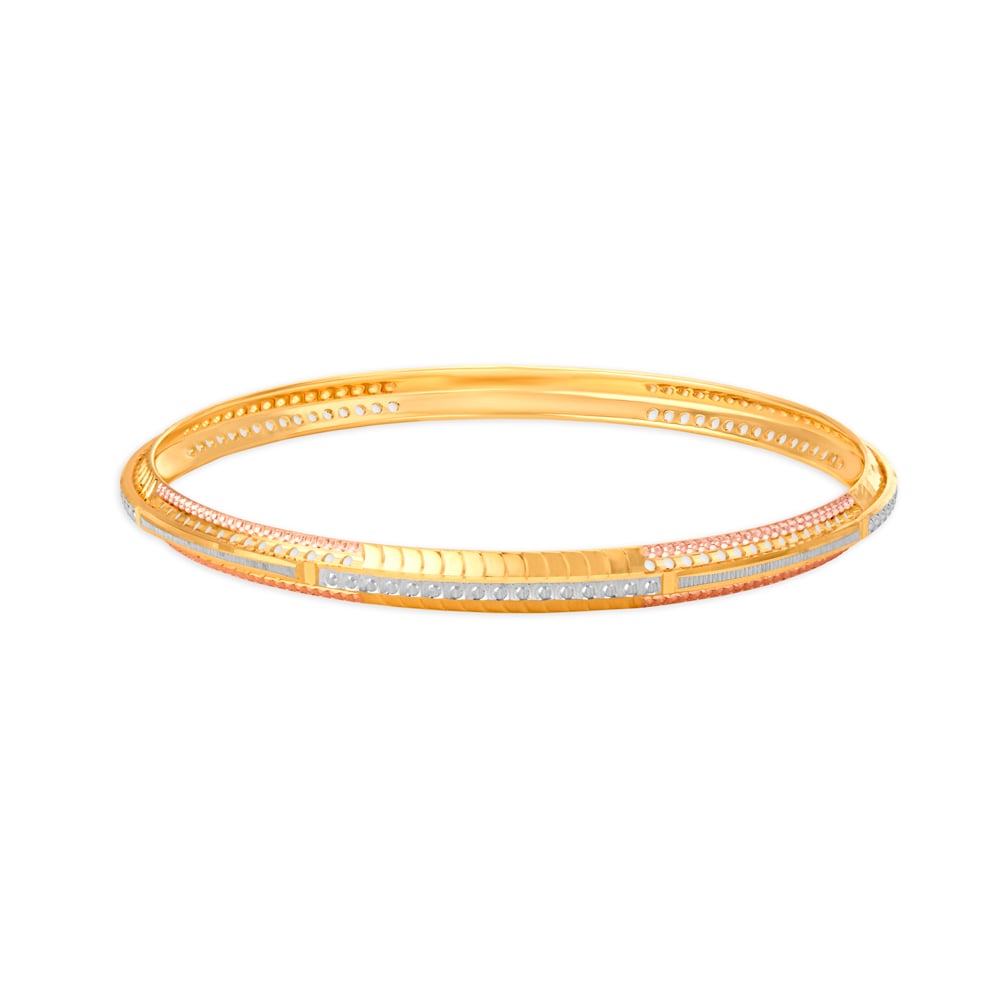 Elegant Detailing Gold Bangles,,hi-res image number null