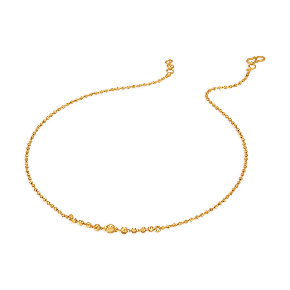 Antique Traditional Bead Gold Chain,,hi-res image number null