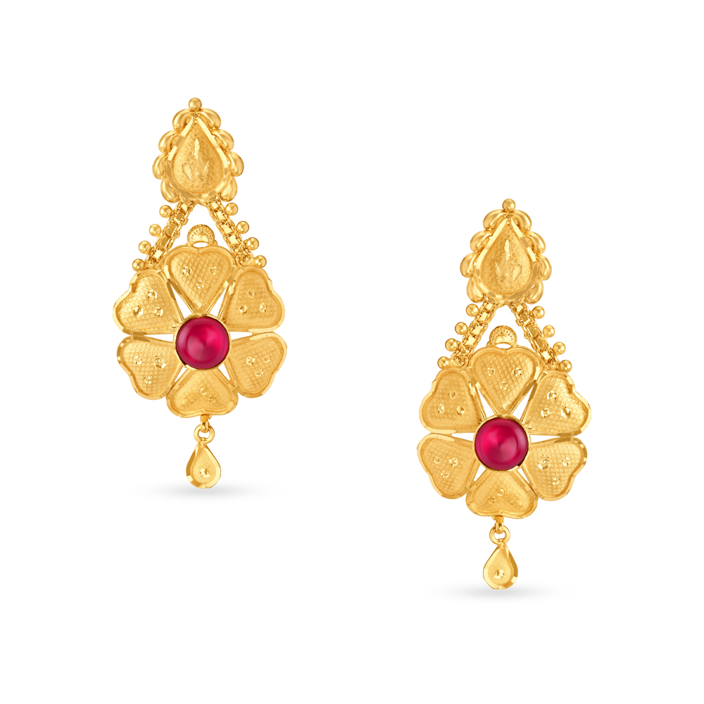 Divine Gold Choker Necklace Set,,hi-res image number null