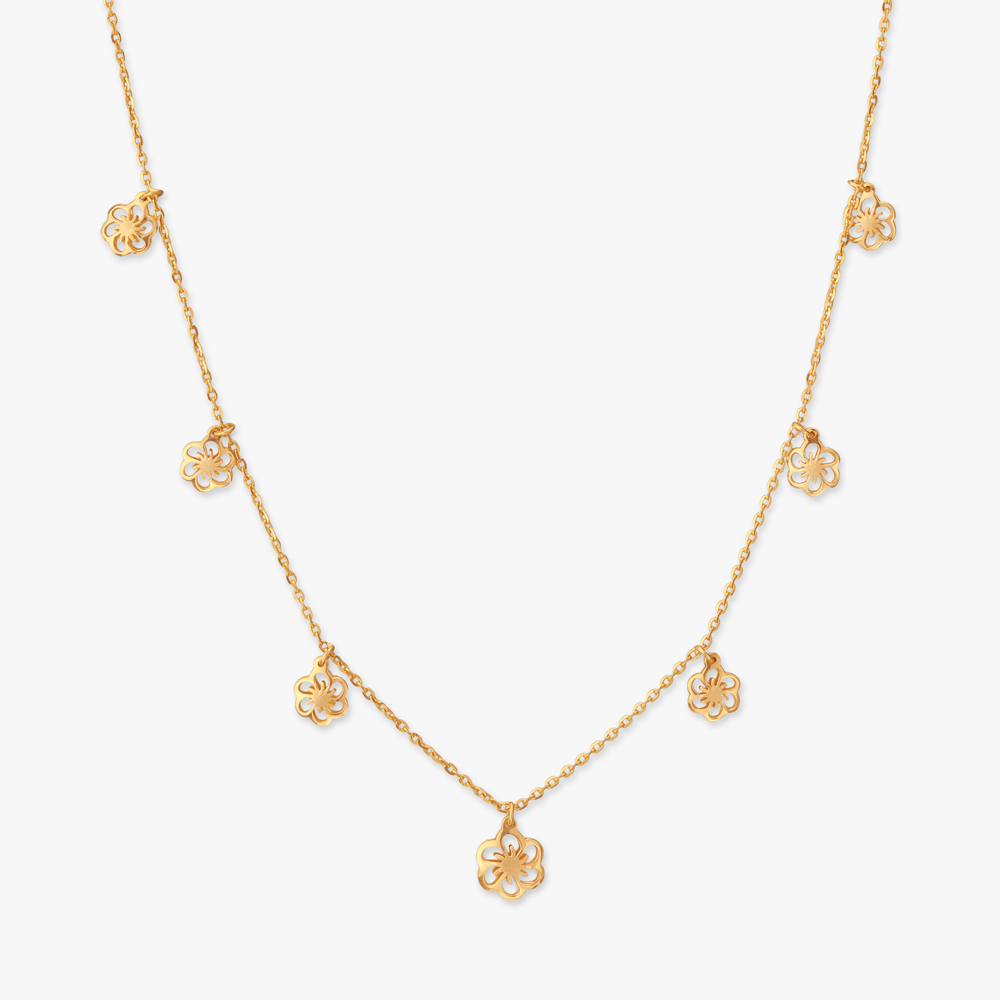 Petite Flora Gold Necklace Set,,hi-res image number null