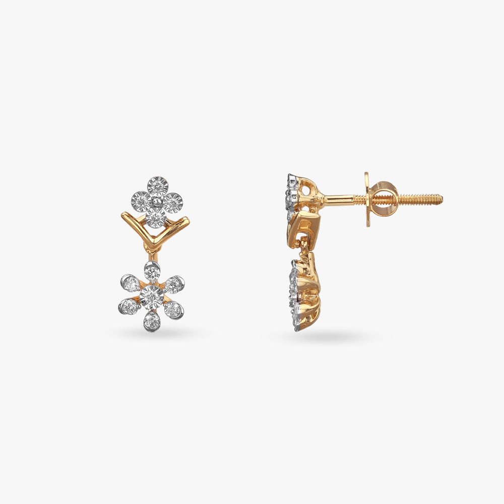 Floral Dance Diamond Necklace Set,,hi-res image number null