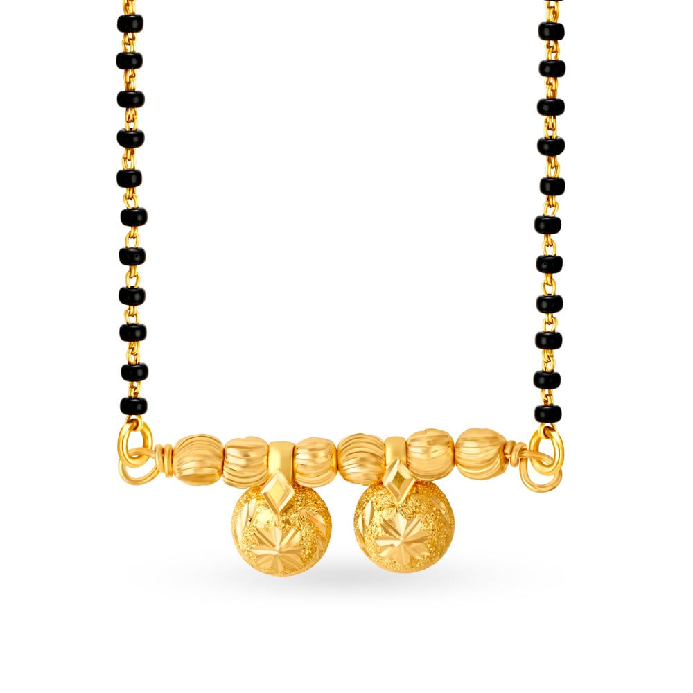 Sublime 22 Karat Yellow Gold Mangalsutra Pendant,,hi-res image number null