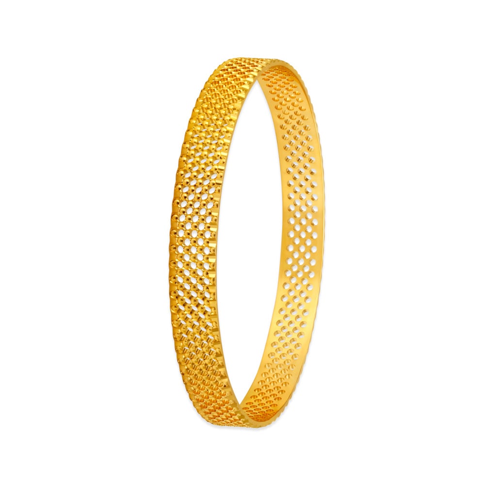 Mesmerizing Gold Bangle,,hi-res image number null