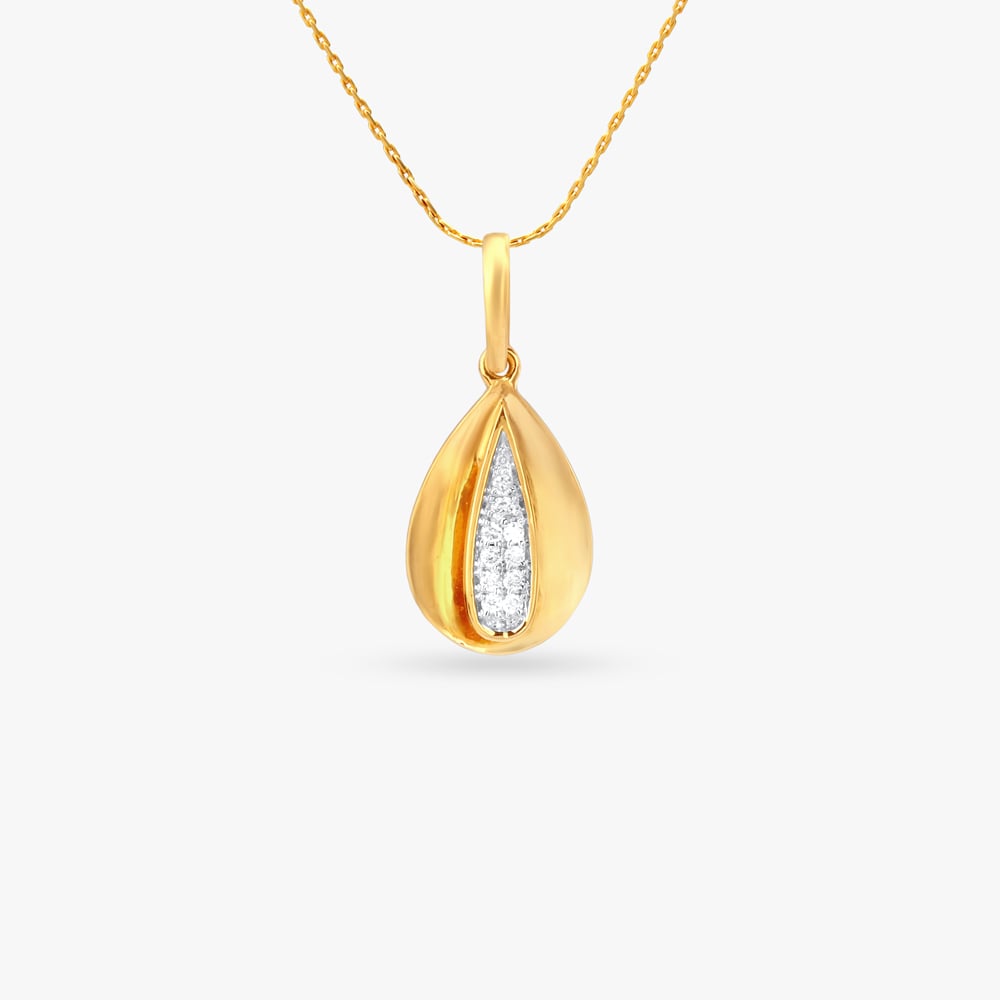 

Luminous Drop Diamond Pendant