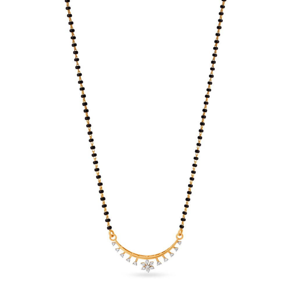Radiant Arc Diamond Mangalsutra,,hi-res image number null