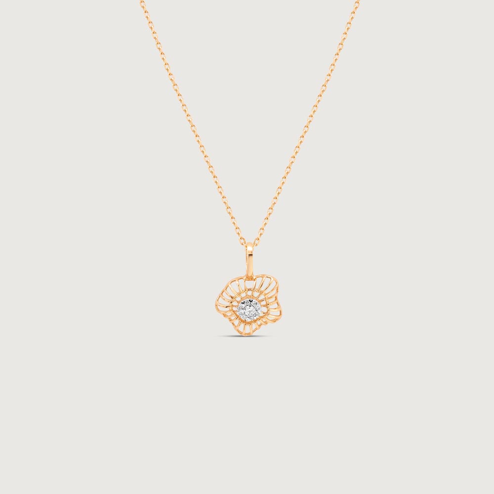 Gleaming Blossom Diamond Pendant,,hi-res image number null