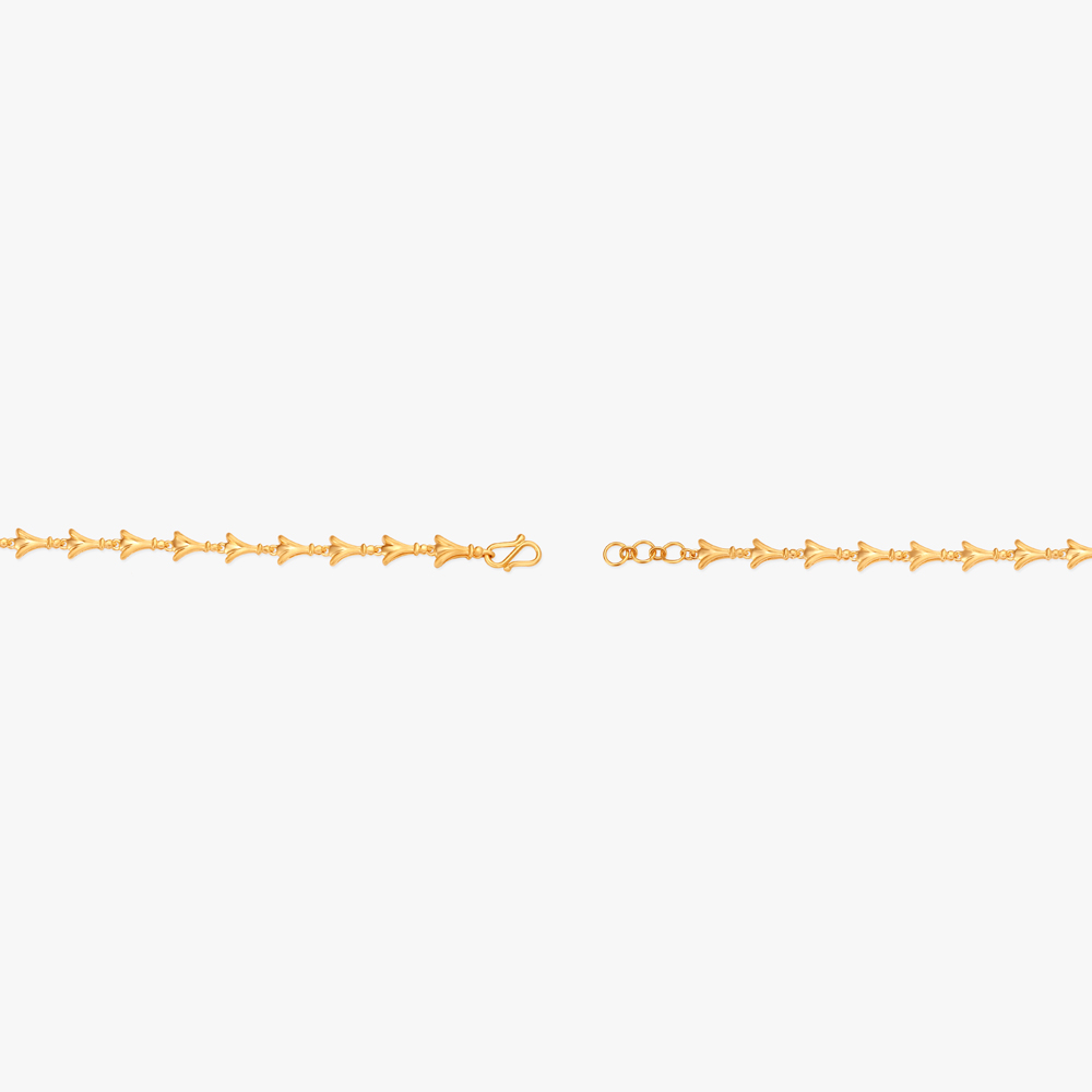 Flowerbud Gold Bracelet,,hi-res image number null