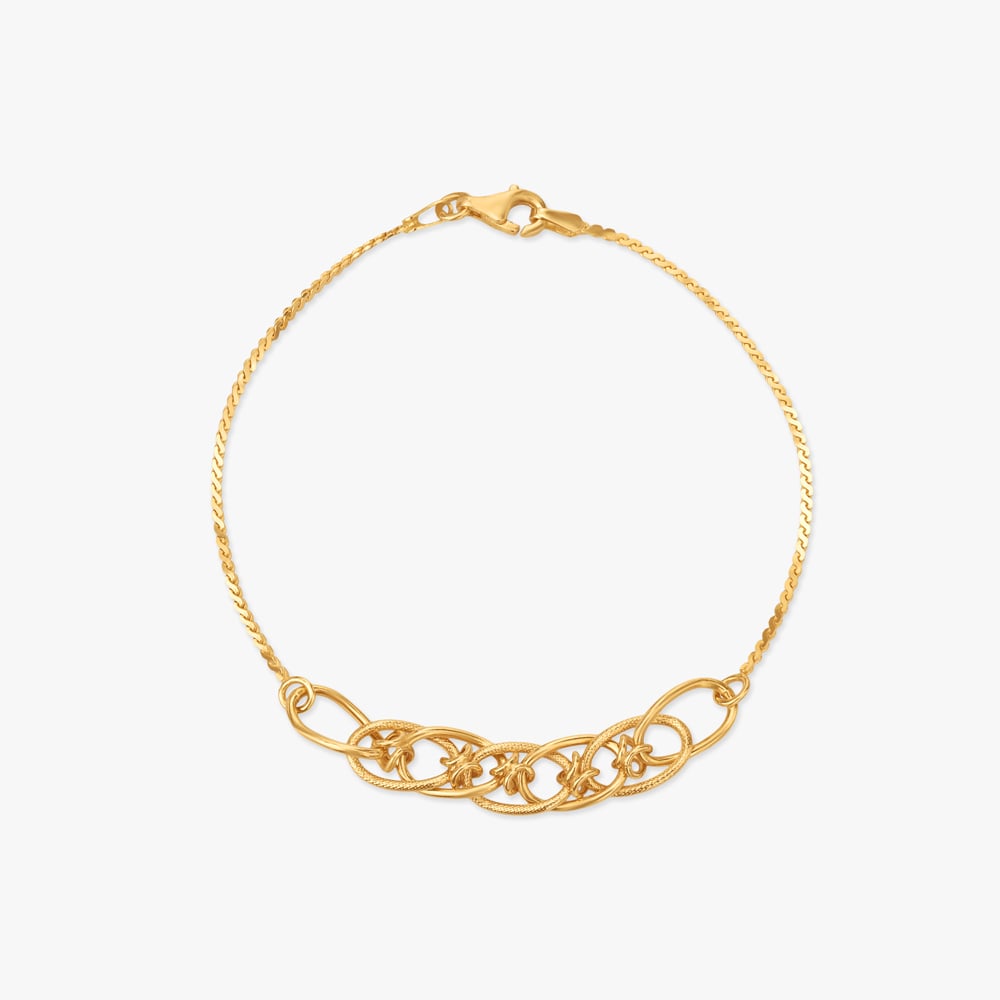 Looped Lace Gold Bracelet,,hi-res image number null