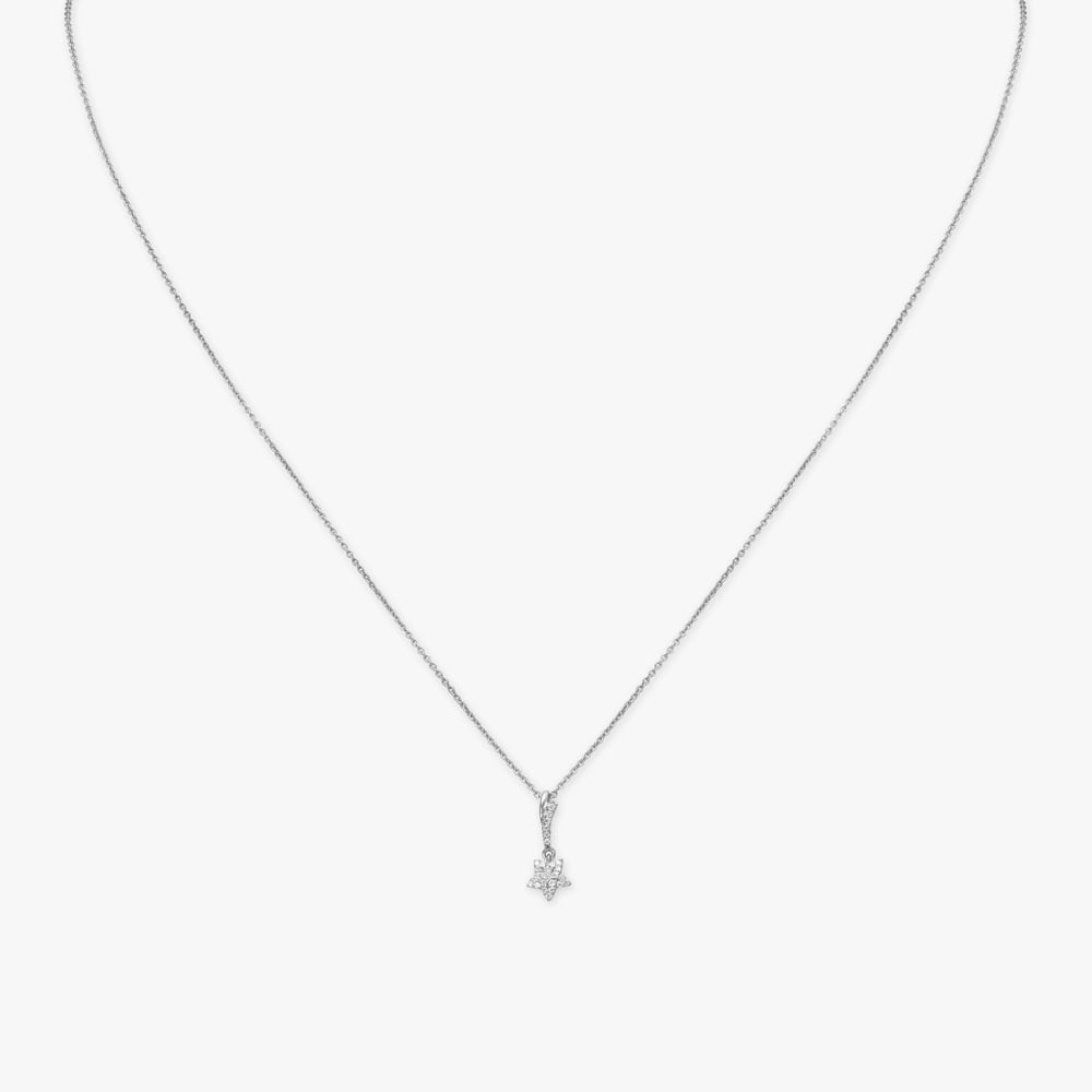Twinkling Star! Diamond Pendant with Chain,,hi-res image number null