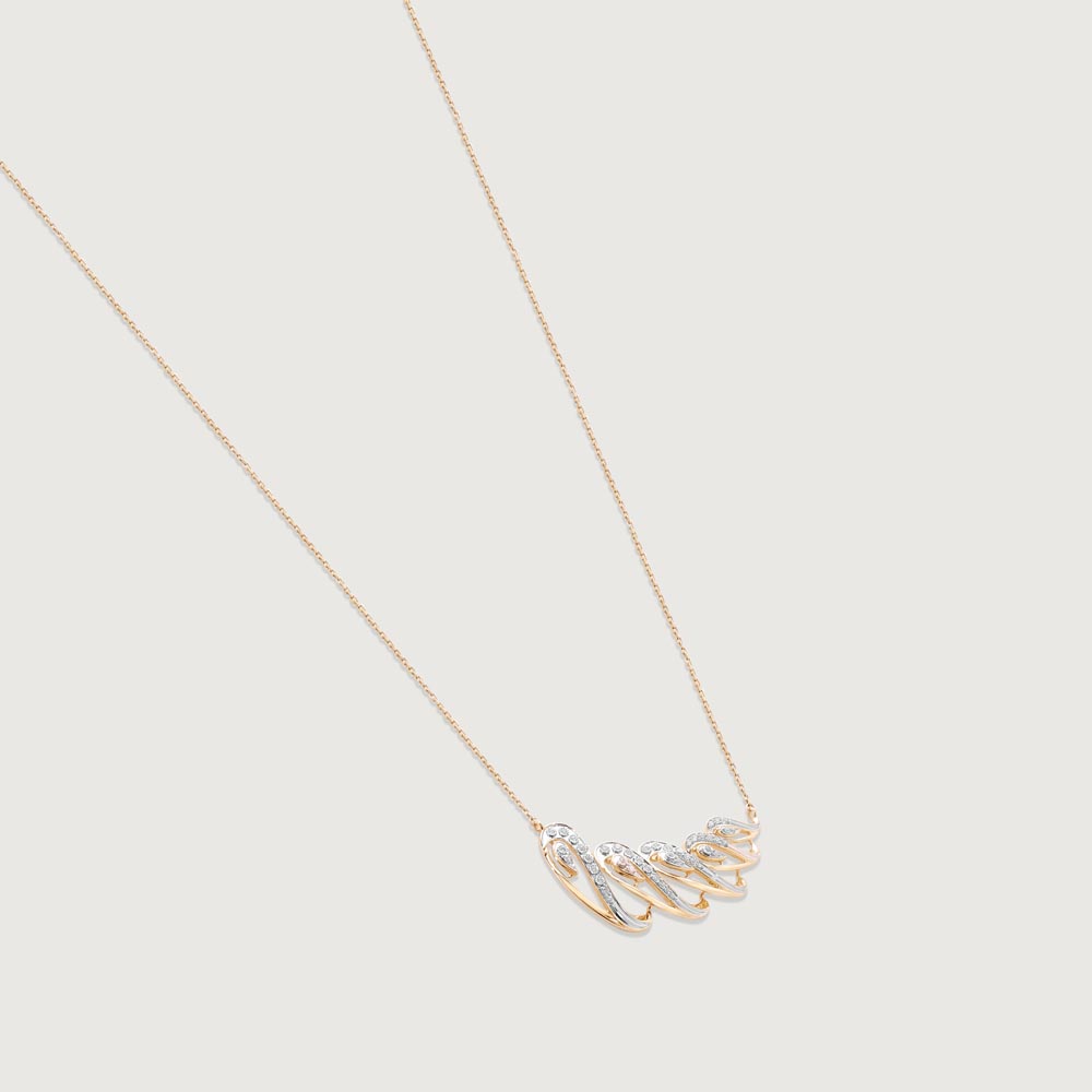 Paisley Twist Diamond Necklace,,hi-res image number null