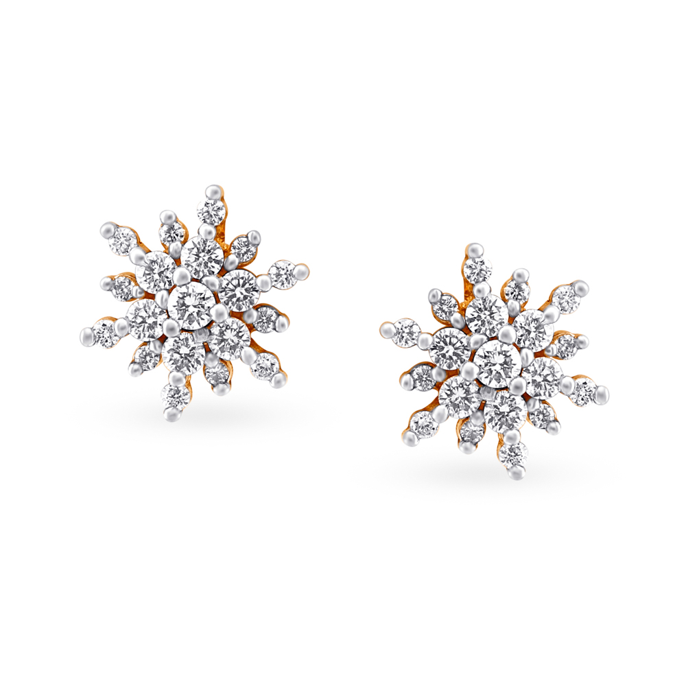 Tanishq Ketki Diamond Stud Earrings in Chennai at best price by Tanishq   Justdial