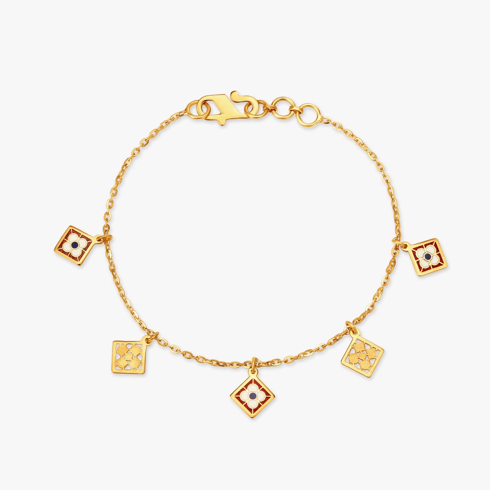 Aesthetic Bracelet with Infinite & Charms