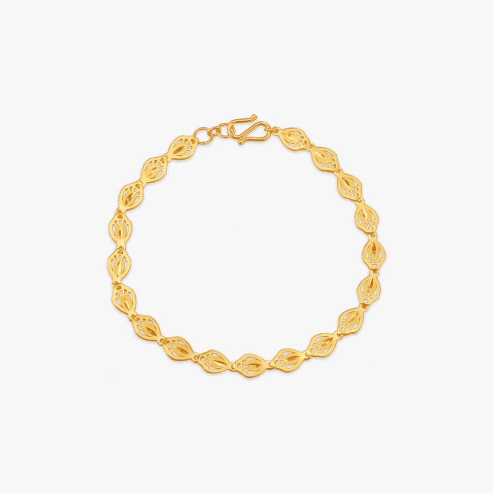 

Sculpted Bloom Gold Bracelet