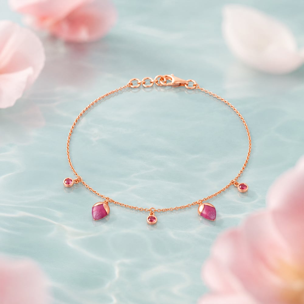 Petal Symphony Gold Bracelet,,hi-res image number null