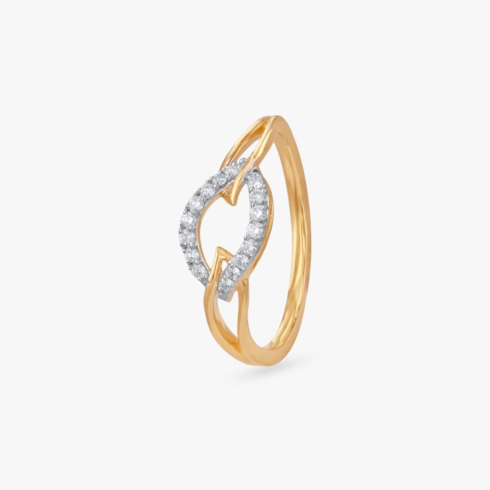 Chic Embrace Diamond Finger Ring,,hi-res image number null