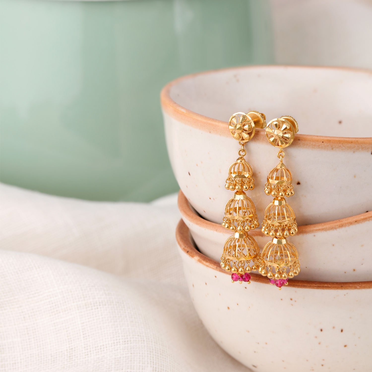 

Exquisite Classic Jhumkas