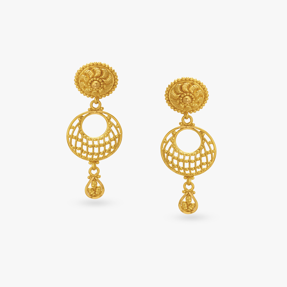 Shadow Floral Earrings main image 1