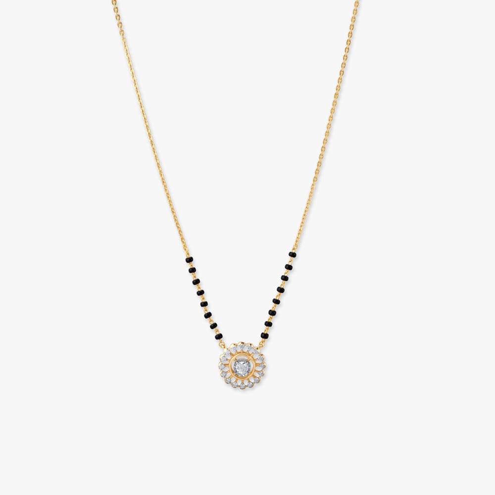 Circle Radiance Diamond Mangalsutra,,hi-res image number null