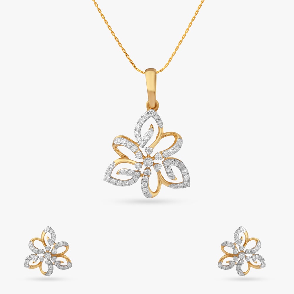 Open Petal Diamond Florette Set,,hi-res image number null