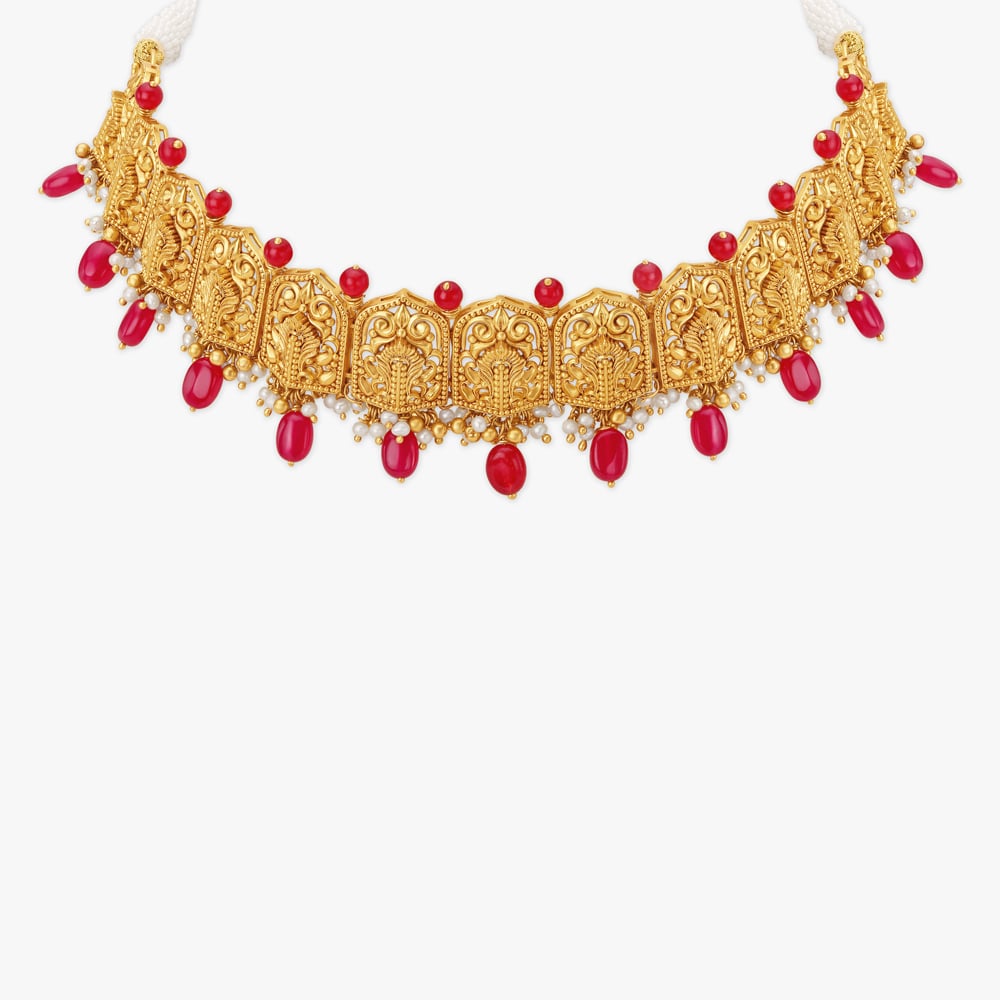Bhumija Temple Splendor Choker Set,,hi-res image number null