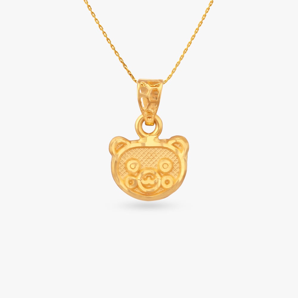

Panda Buddy Gold Pendant for Kids