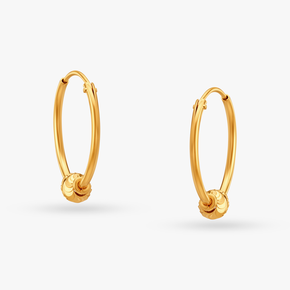 Sophisticated Simplicity Hoop Earrings For Kids,,hi-res image number null