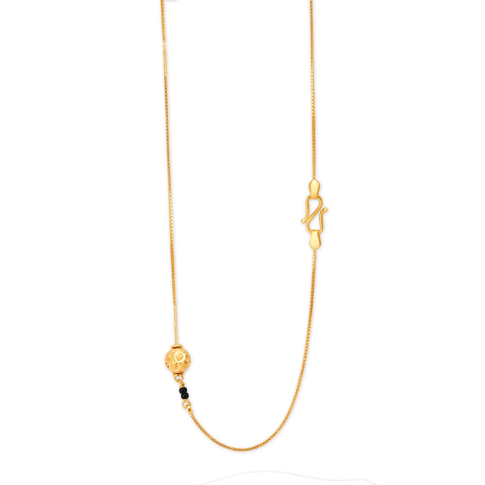 Stunning Bead Gold Chain For Kids,,hi-res image number null