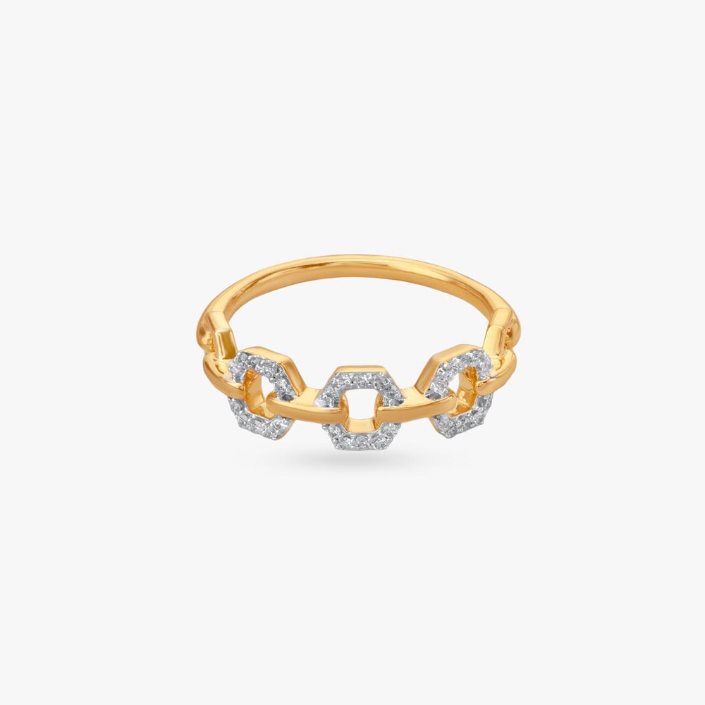 Structured Sparkle Diamond Ring,,hi-res image number null
