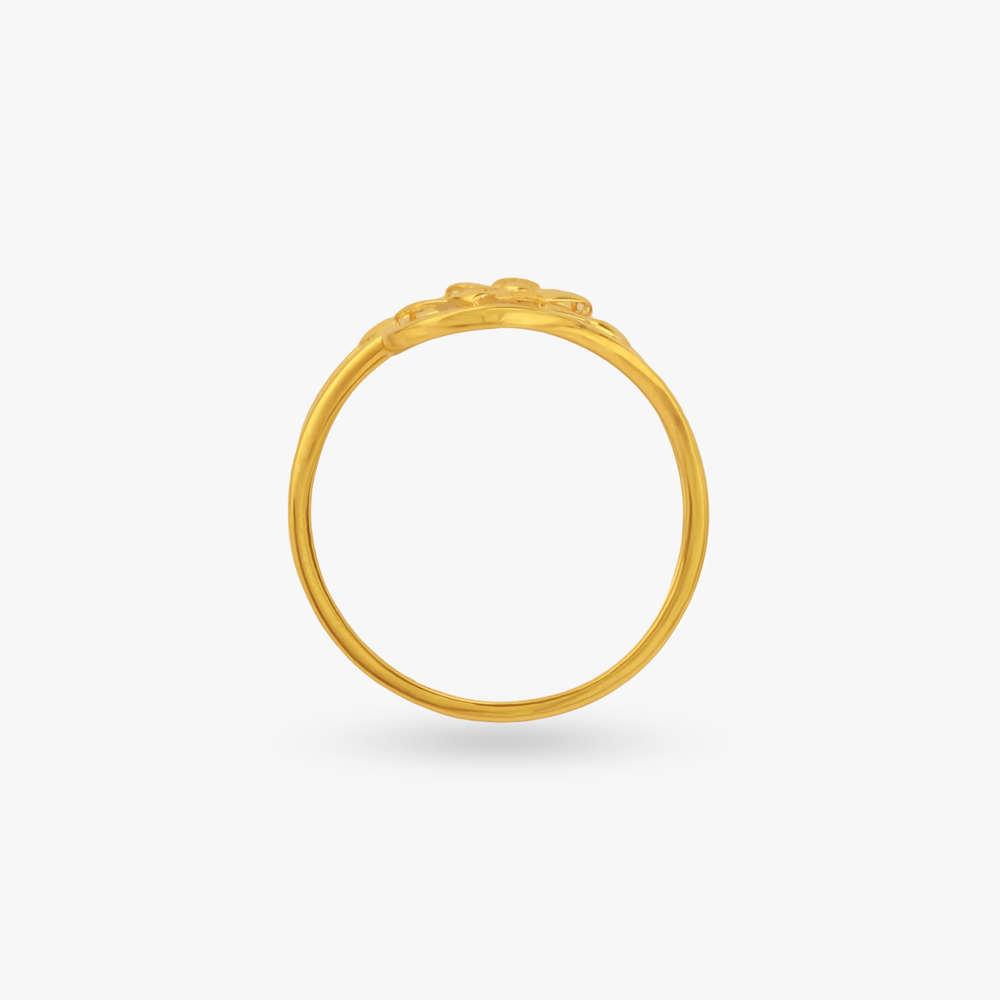 Bloom Curve Gold Ring,,hi-res image number null