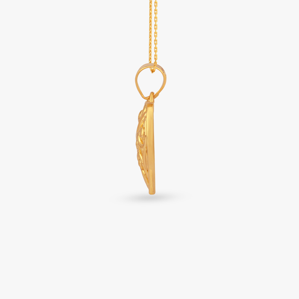 Filigree Heart Gold Pendant,,hi-res image number null