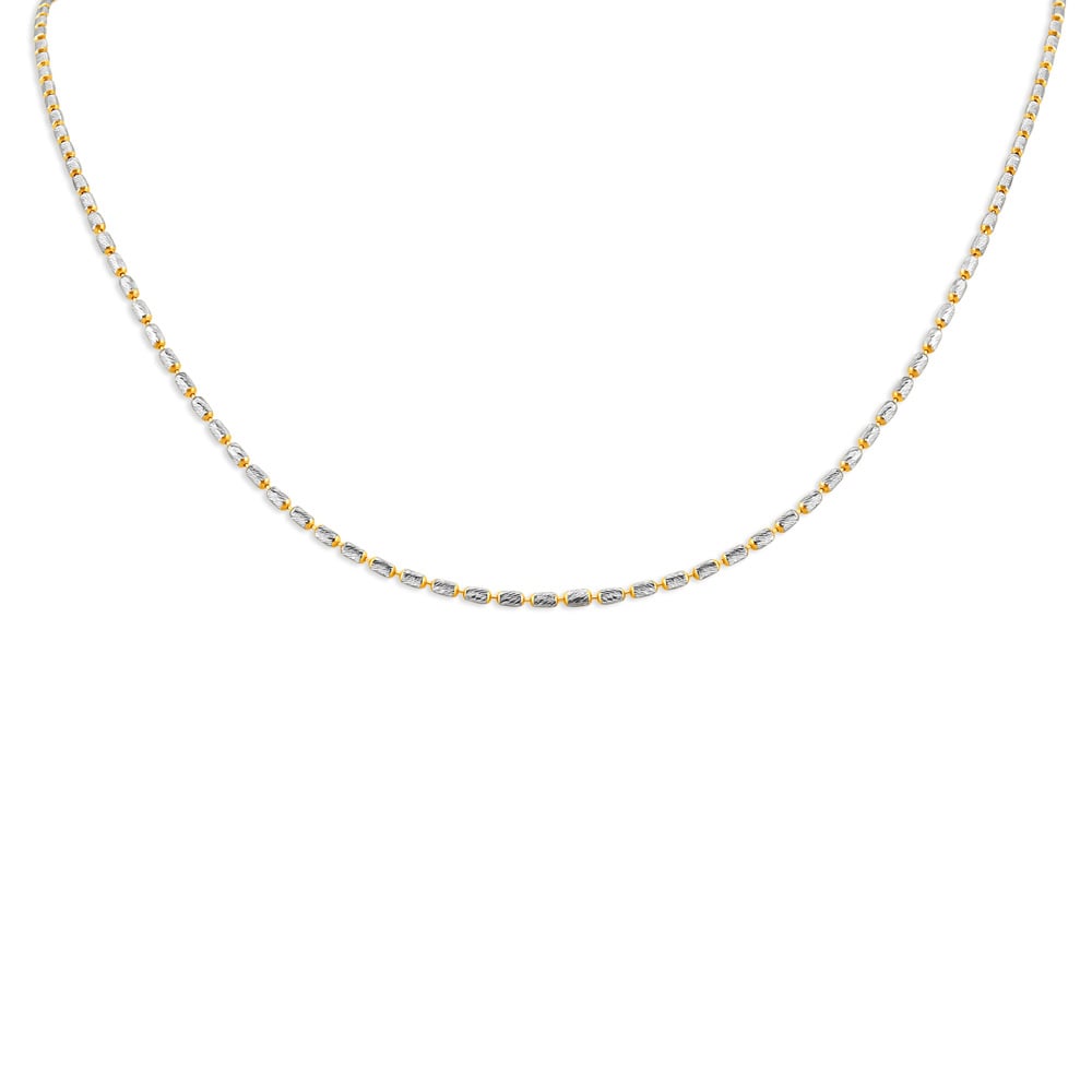 

Graceful Beaded Gold Chain